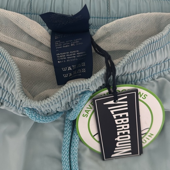 Vilebrequin Swim Trunks Light Blue Size M – NWT with Defects - Picture 3 of 8